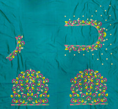 NR479RG - Rama Green Colour Computer Multi Work Blouse