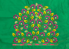 NR479G - Green Colour Computer Multi Work Blouse