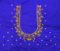 NR479IB - Ink Blue Colour Computer Multi Work Blouse