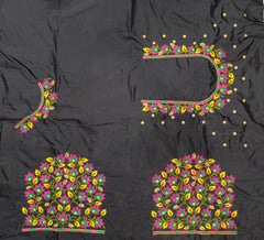 NR479BL - Black Colour Computer Multi Work Blouse