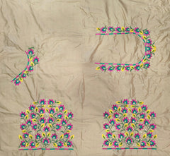 NR479GD - Gold Colour Computer Multi Work Blouse