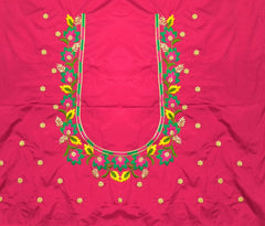 NR479TP - Tomato Pink Colour Computer Multi Work Blouse