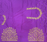 NR398PR - Purple Colour Computer Work Blouse