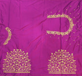 NR398MP - Magenta Pink Colour Computer Work Blouse