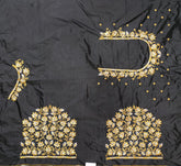 NR399BL - Black Colour Computer Work Blouse