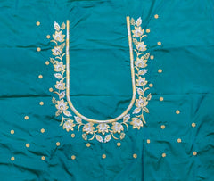 NR399RG - Rama Green Computer Work Blouse