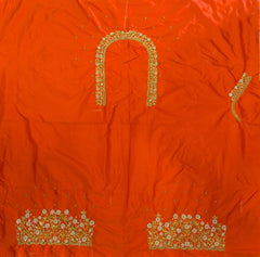 NR899OR - Orange Colour Maggam Work Blouse