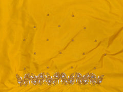 NR698Y - Yellow Colour Maggam Work Blouse