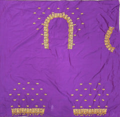 NR795V - Violet Colour Maggam Work Blouse