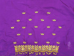 NR795V - Violet Colour Maggam Work Blouse
