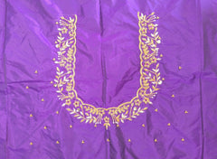 NR1150V - Violet Colour Maggam Work Blouse