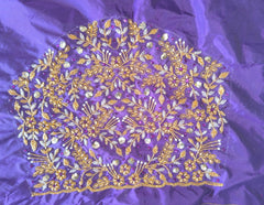 NR1150V - Violet Colour Maggam Work Blouse