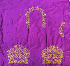 NR1150PR - Purple Colour Maggam Work Blouse