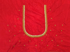 NR999R - Red Colour Maggam Work Blouse