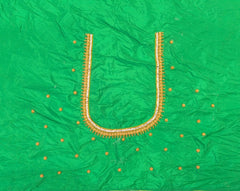 NR999G - Green Colour Maggam Work Blouse