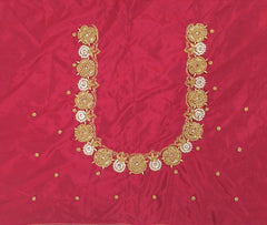 NR850M - Maroon Colour Maggam Work Blouse