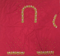 NR850R - Red Colour Maggam Work Blouse