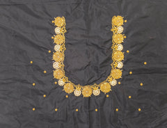 NR850BL - Black Colour Maggam Work Blouse