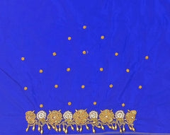 NR850B - Blue Colour Maggam Work Blouse Blue