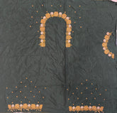 NR850BG - Bottle Green Colour Maggam Work Blouse Blue