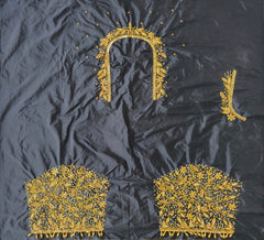 NR1250BL - Black Colour Maggam Work Blouse