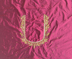 NR1250M - Maroon Colour Maggam Work Blouse