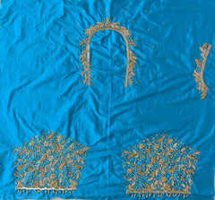 NR1250SB -Sky Blue Colour Maggam Work Blouse