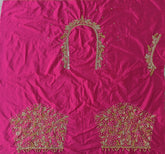 NR1250TP - Tomato Pink Colour Maggam Work Blouse