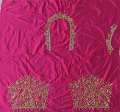 NR1250TP - Tomato Pink Colour Maggam Work Blouse