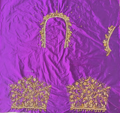 NR1250V - Violet Colour Maggam Work Blouse