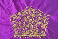 NR1250V - Violet Colour Maggam Work Blouse