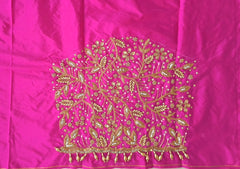 NR1250P - Pink Colour Maggam Work Blouse