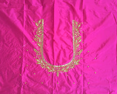 NR1250P - Pink Colour Maggam Work Blouse