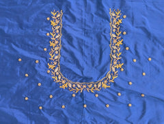 NR928NB -Navy Blue Colour Maggam Work Blouse