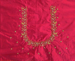 NR928R -Red Colour Maggam Work Blouse