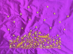 NR928PR -Purple Colour Maggam Work Blouse