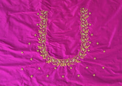 NR928MP -Magenta Pink Colour Maggam Work Blouse