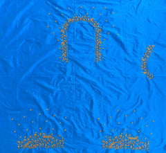 NR928SB -Sky Blue Colour Maggam Work Blouse