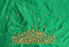 NR928G -Green Colour Maggam Work Blouse