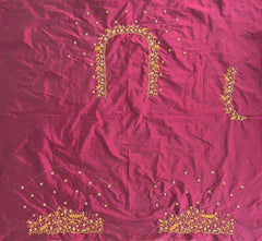 NR928M -Maroon Colour Maggam Work Blouse