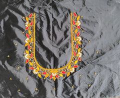 NR895BL - Black Colour Maggam Work Blouse