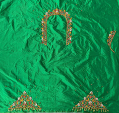 NR895G - Green Colour Maggam Work Blouse