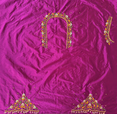 NR895MP - Magenta Pink Colour Maggam Work Blouse