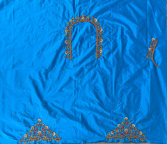 NR895SB - Sky Blue Colour Maggam Work Blouse