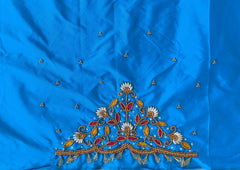 NR895SB - Sky Blue Colour Maggam Work Blouse