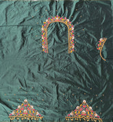 NR895BG - Bottle Green Colour Maggam Work Blouse