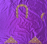 NR895V - Violet Colour Maggam Work Blouse