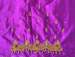 NR896PR - Purple Colour Maggam Work Blouse