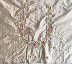 NR896GD - Gold Colour Maggam Work Blouse