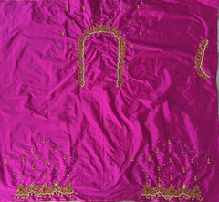 NR896MP - Magenta Pink Colour Maggam Work Blouse